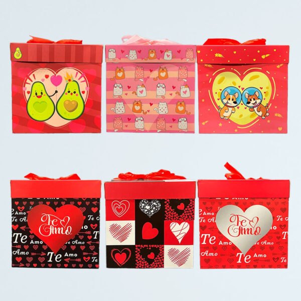 CAJA REGALO 15X15 DIA DEL AMOR
