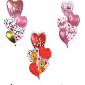Set globos San Valentin