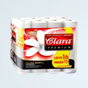 PAPEL HIGIENICO 30MT DH CLARA PREMIUM (16 U)