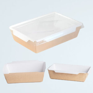 ENVASE KRAFT BLANCO C/TAPA