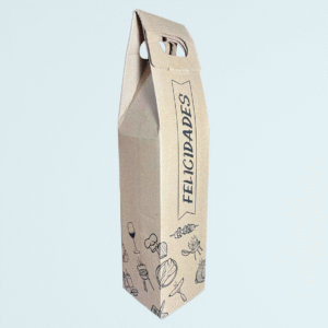 CAJA 1 BOTELLA VINO FELICIDADES