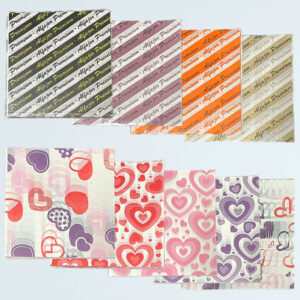 PAPEL ALFAJOR ANTIGR. COLORES 14X14CM (100U)